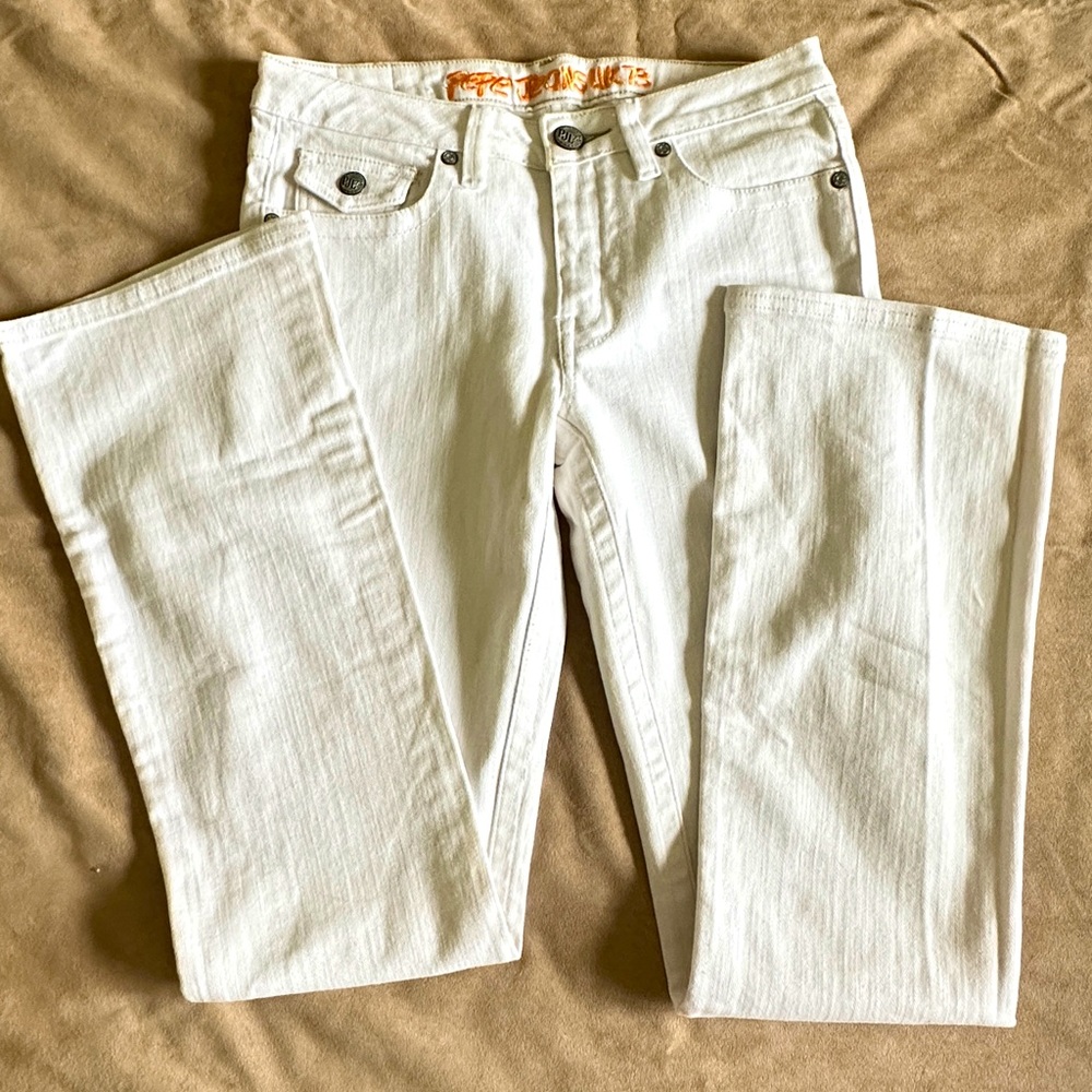 Pepe PLJ Series 73- White Flare Jeans
